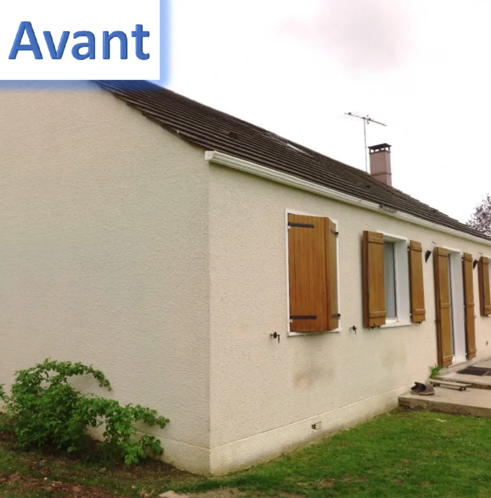 Avant travaux : façade d'origine
