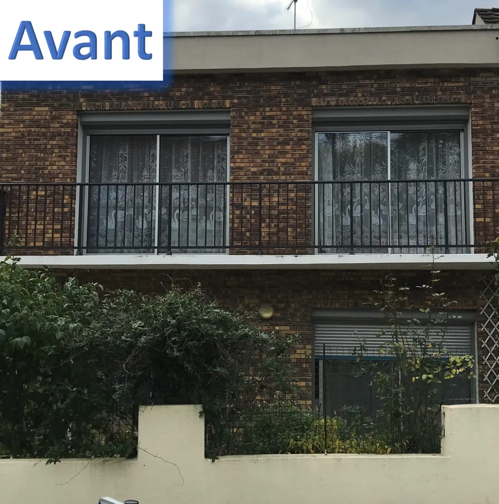 Avant travaux : façade d'origine